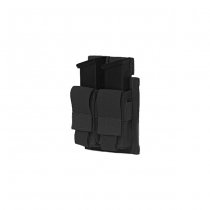 Warrior Double 9mm Pistol Magazine Pouch - Black