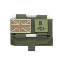 Warrior Forward Opening Admin Pouch - Olive 2
