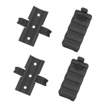 FAST Helmet Rail Mount Set - Black