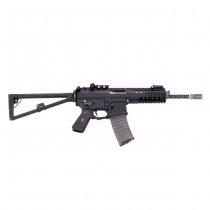 WE PDW 10 Inch Gas Blow Back Rifle - Black