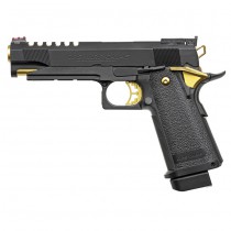 Marui Hi-Capa 5.1 Gold Match Gas Blow Back Pistol - Black