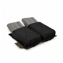 Warrior Double Elastic Magazine Pouch - Black 2