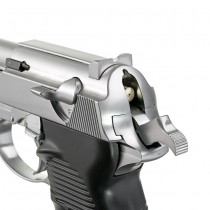 WE P38 L Gas Blowback Pistol - Silver 2