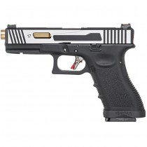 WE G17 Hi-Speed Gas Blowback Pistol - 2-Tone