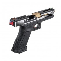 WE G17 Hi-Speed Gas Blowback Pistol - 2-Tone 4