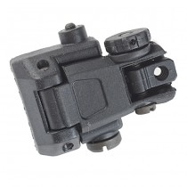 Ares Reinforced Nylon Fiber Flip-up Rear Sight - Black 2