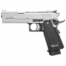 WE Hi-Capa 5.1 Dragon Type A Gas Blow Back Pistol - Silver