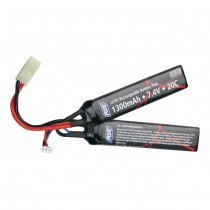 ASG 7.4V 1300mAh Li-Po 20C Battery - Twin Type