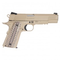 KWC Colt M45A1 Rail CO2 Blow Back Pistol - Tan 1