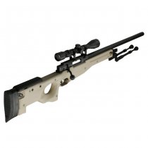 WELL L96 MB01 Spring Sniper Rifle Set - Tan