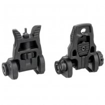 PTS Enhanced Polymer Back Up Iron Sight Set BUIS - Black