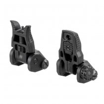 PTS Enhanced Polymer Back Up Iron Sight Set BUIS - Black