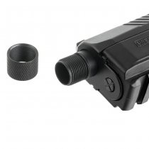KJ Works CZ P-09 Silenced Gas Blow Back Pistol - Black