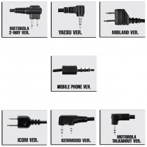 Earmor M51 Tactical PTT - 3.5mm AUX