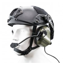 Earmor M32H MOD3 Tactical Hearing Protection Helmet Version Ear- - Foliage Green