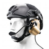 Earmor M32H MOD3 Tactical Hearing Protection Helmet Version Ear-Muff - Coyote Tan