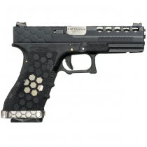 Armorer Works VX0101 HEX Cut Gas Blow Back Pistol - Black