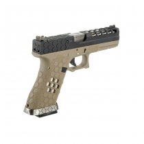 Armorer Works VX0111 HEX Cut Gas Blow Back Pistol - BST