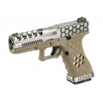 Armorer Works VX0110 HEX Cut Gas Blow Back Pistol - SST