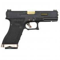 WE G18C T1 Gas Blow Back Pistol - Black