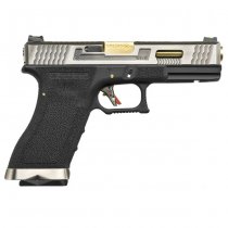 WE G18C T3 Gas Blow Back Pistol - Black