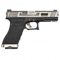 WE G18C T7 Gas Blow Back Pistol - Black