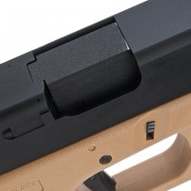KJ Works KP-17 Gas Blow Back Pistol - Tan