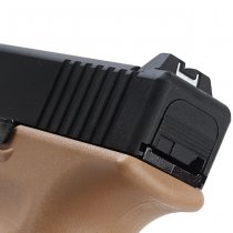KJ Works KP-17 Gas Blow Back Pistol - Tan