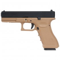 KJ Works KP-17 Co2 Blow Back Pistol - Tan