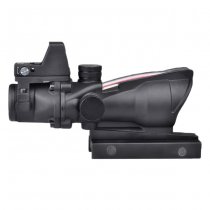 Aim-O ACOG 4x32C Illumination Fiber Optic Scope & RMR Red Dot Sight - Black