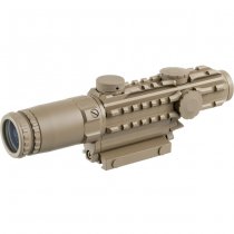 Aim-O 1-3x Tactical Red Dot Scope - Dark Earth