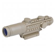 Aim-O 1-3x Tactical Red Dot Scope - Dark Earth