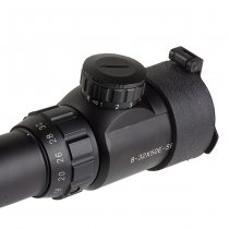 Aim-O 8-32x50E SF Red & Green Reticle Rifle Scope - Black