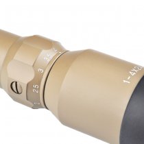 Aim-O 1-4x24 Tactical Scope - Dark Earth