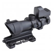 Aim-O ACOG 4x32 QD Mount Scope & Mini Red Dot - Black