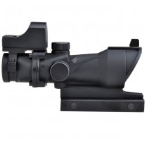 Aim-O ACOG 4x32 Scope & Mini Red Dot - Black