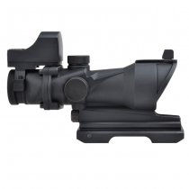 Aim-O ACOG 4x32 QD Mount Scope Red & Green Reticle & Mini Red Dot - Black