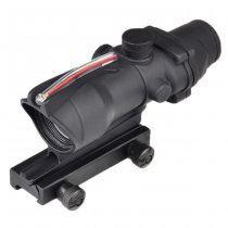 Aim-O ACOG 1x32C Illumination Fiber Optic Red Dot Sight - Black