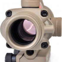 Aim-O ACOG 1x32C Illumination Fiber Optic Red Dot Sight - Dark Earth