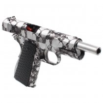 Armorer Works NE2101 1911 Gas Blow Back Pistol - Skulls