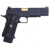 EMG SAI 5.1 Gas Blow Back Pistol - Black Steel