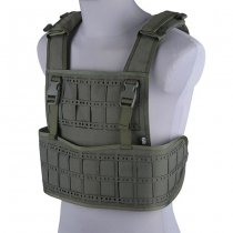 Light Laser Cut Tactical Vest - Ranger Green