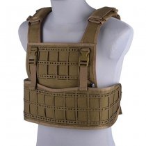 Light Laser Cut Tactical Vest - Tan