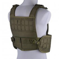 Light Laser Cut Tactical Vest - Olive