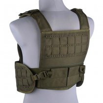 Light Laser Cut Tactical Vest - Olive
