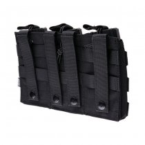 Triple Open AK/M4/G36 Magazine Pouch - Black