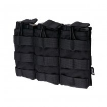 Triple Open AK/M4/G36 Magazine Pouch - Black