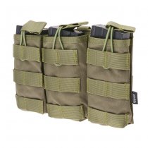 Triple Open AK/M4/G36 Magazine Pouch - Olive