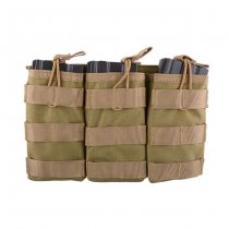 Triple Open AK/M4/G36 Magazine Pouch - Tan