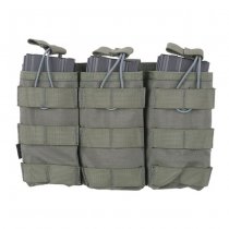 Triple Open AK/M4/G36 Magazine Pouch - Ranger Green